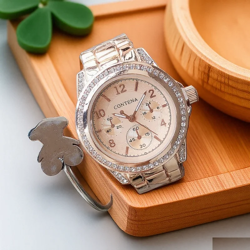 Luxury Stainless Steel Women Watches Fashion Ladies Bracelet Wristwatches with Calendar Elegant Female Quartz Watch Clock Gift