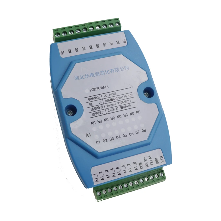 16-Channel Io Controller Industrial Iot Data Acquisition Device Daq Rs485 Modbus Rtu Transceiver Sensor Signal Convert