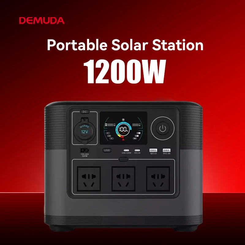 High Performance Off Grid Solar Power Station, Multifunctional Energy Storage Portable Outdoor Camping Generator