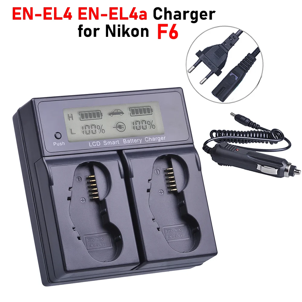 

F6 Charger MH-21 MH-22 EN-EL4 EN-EL4a Quick Charger for Nikon F6 Battery Charger