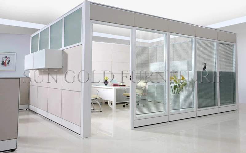 soundproof office partition wall Office partition in wood ( SZ-WS035)