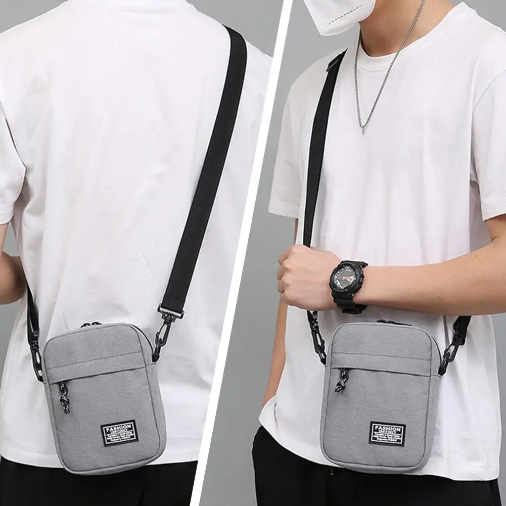 Men's Small Bag Shoulder Bags Trendy Diagonal Backpack Chest Bags Light Boy Mini Casual Bag Mobile Phone Waist Pack