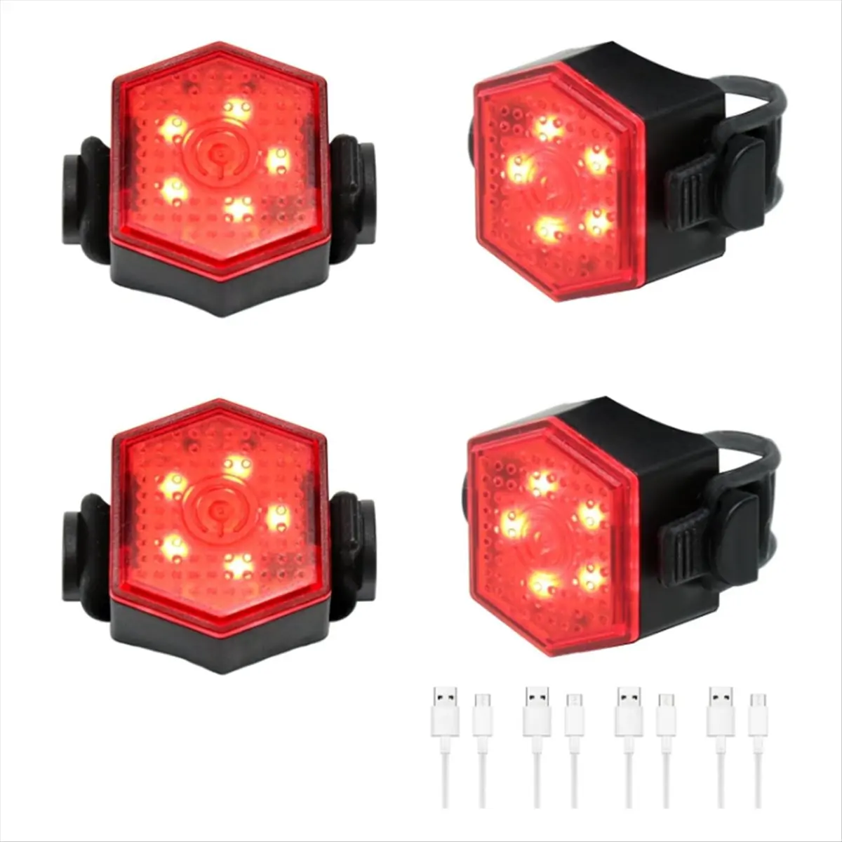 

Велосипедные USB перезаряжаемые светодиодные фонари Задние фонари для велосипеда для пеших прогулок, езды на велосипеде, кемпинга, лодки, аксессуары для дорожного велосипеда [JQ-EN & RS]