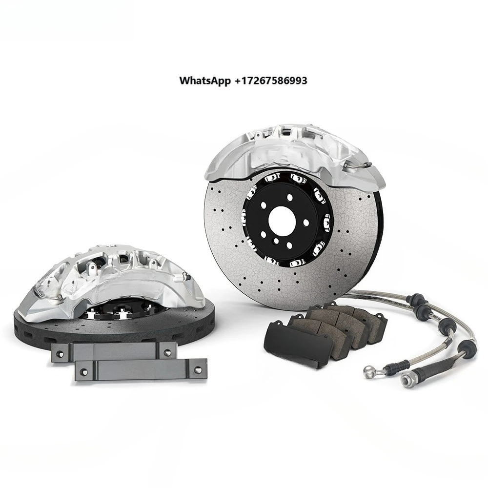 TEI SR8 Split Forged 8 Pot Brake Caliper R20 R21 Carbon Ceramic Brake Kit