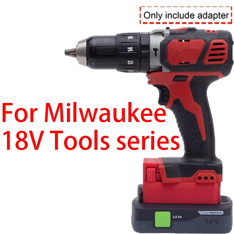 Imagem -03 - Adaptador de Bateria para Milwaukee 18v Li-ion Tools Conversor para Festool Airstream Acessório para Ferramenta Elétrica