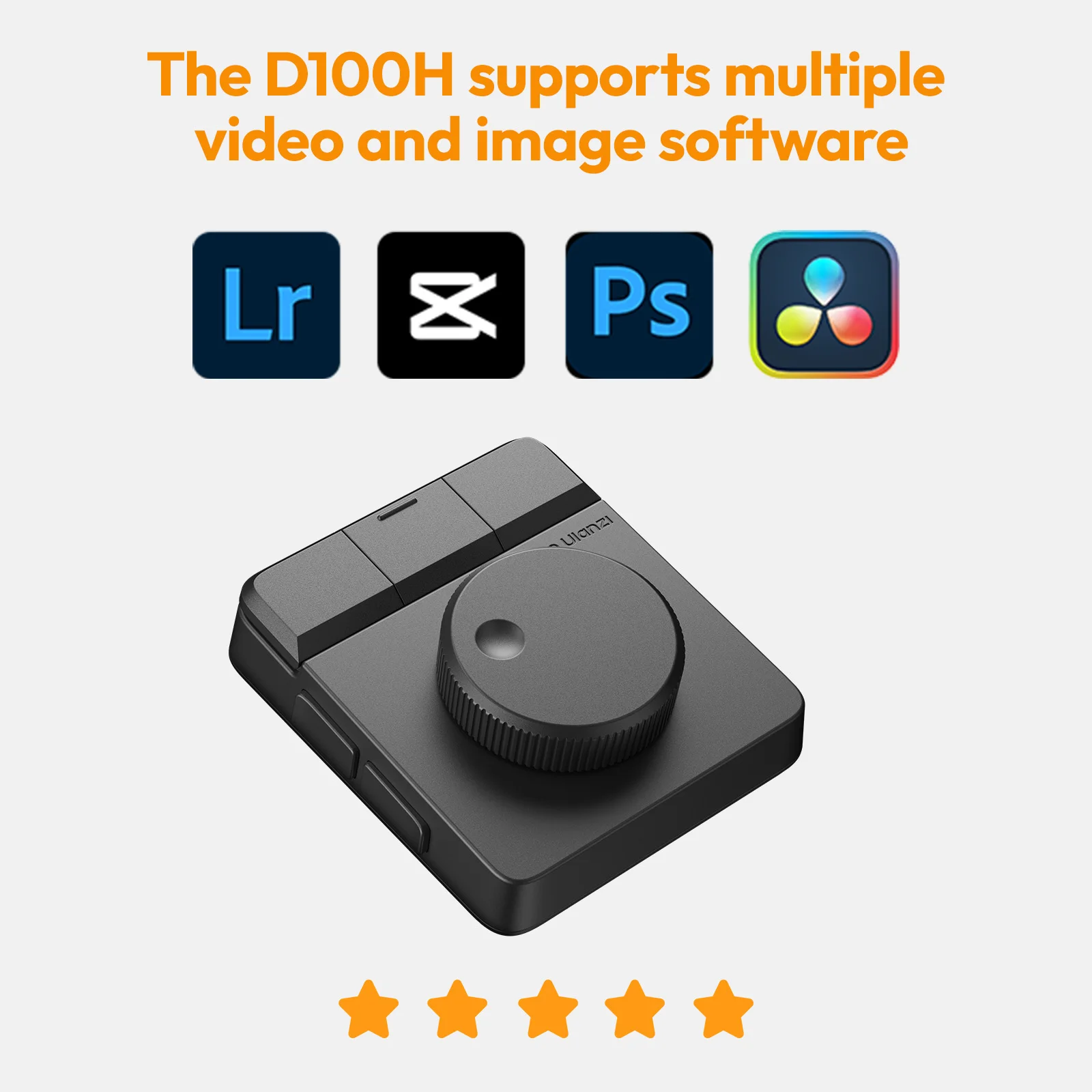 Ulanzi D100H Dial Creative Controller Video Editing Assistant for Youtube Tiktok PR PS Support Bluetooth Key Production Console
