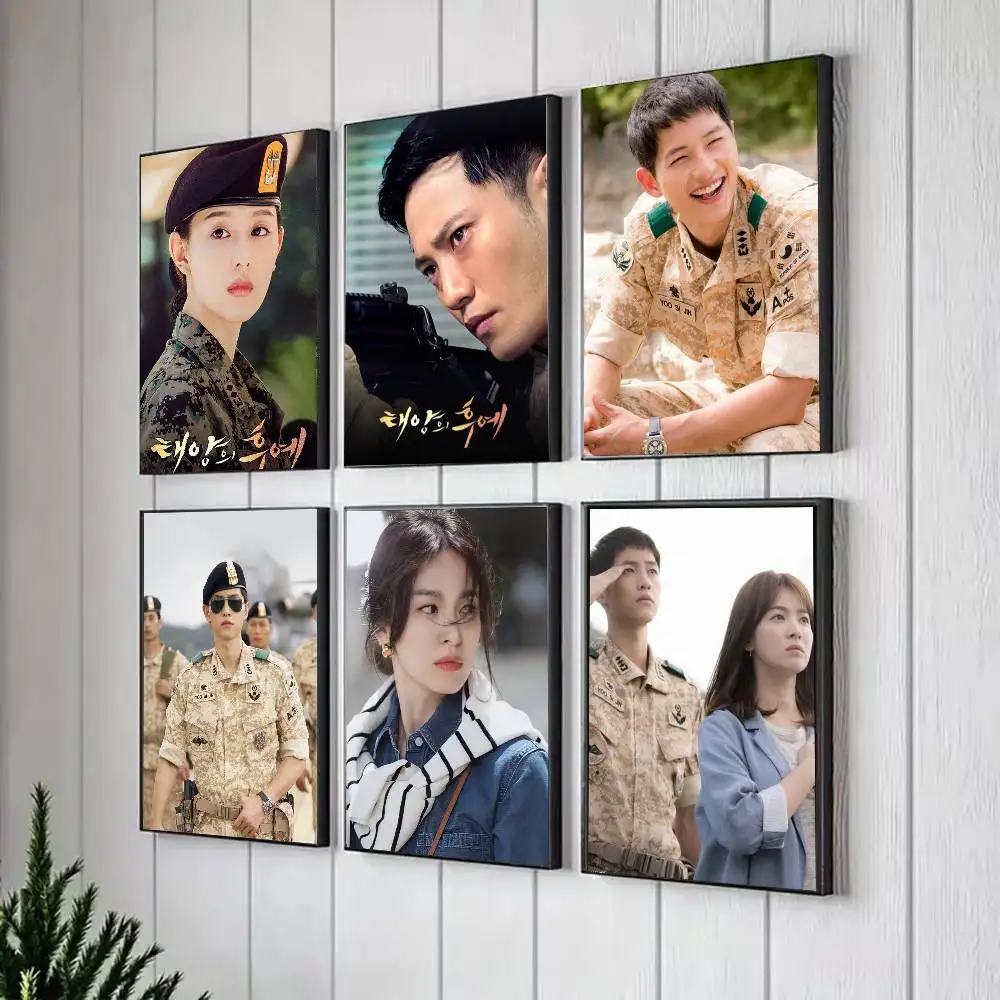 Descendant Of The Sun Poster Art Sticky Wall Waterproof Home Living Room Bedroom Bar Aesthetic Decoration