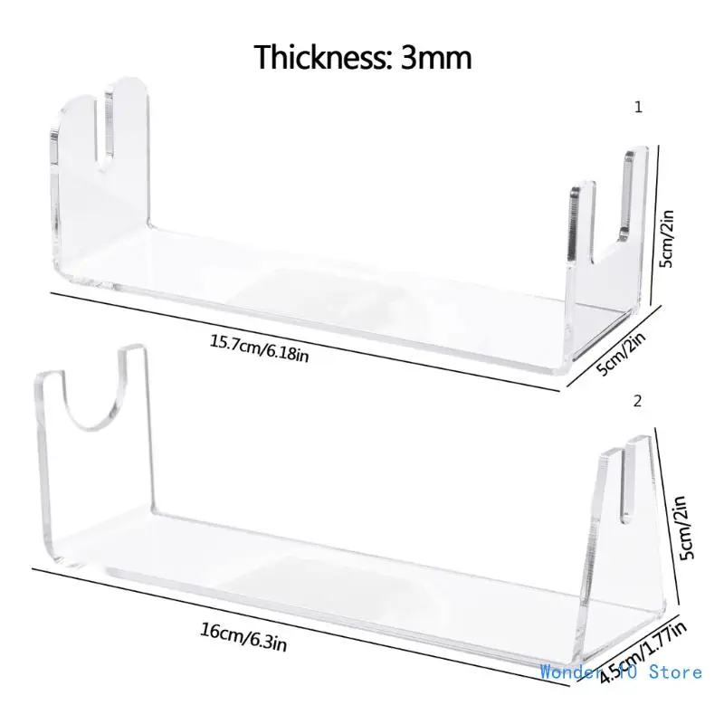 Knives Acrylic Display Stand Rack for Storage Single Knife Desktop Decoration