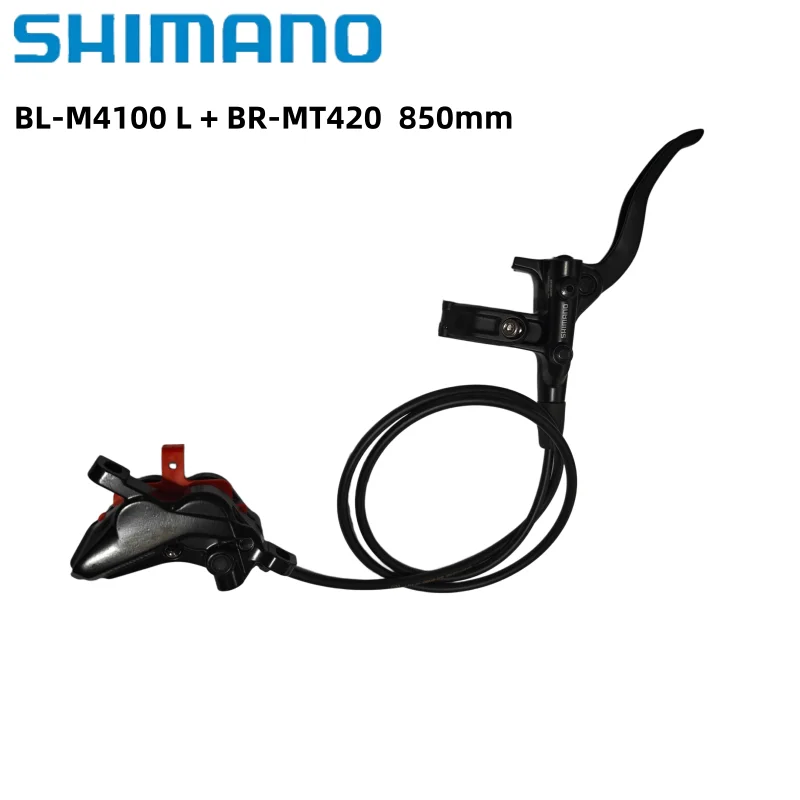 Shimano Brake BL-M4100 BR-MT420 Right 1650mm 1700mm Left 850mm Hydraulic Disc Brake Caliper With Resin Pads MTB Original
