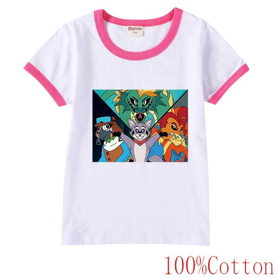 Camiseta de Juego Indigo Park para niños, ropa de verano para adolescentes, Tops de manga corta, Camiseta de algodón para bebés, ropa informal para niños