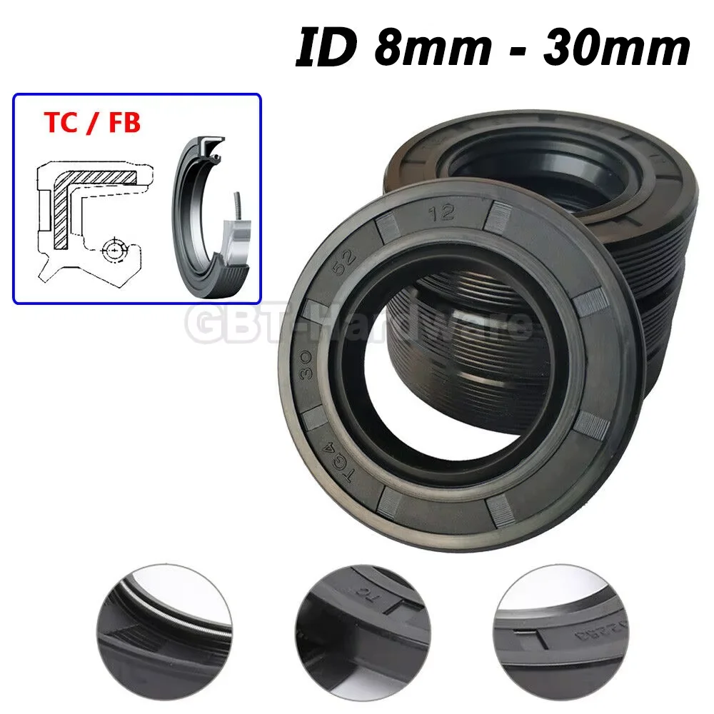 

20 x 40 x 7 mm TC/FB/TG4 Skeleton Oil Seal Rings NBR Double Lip Seal for Rotation Shaft