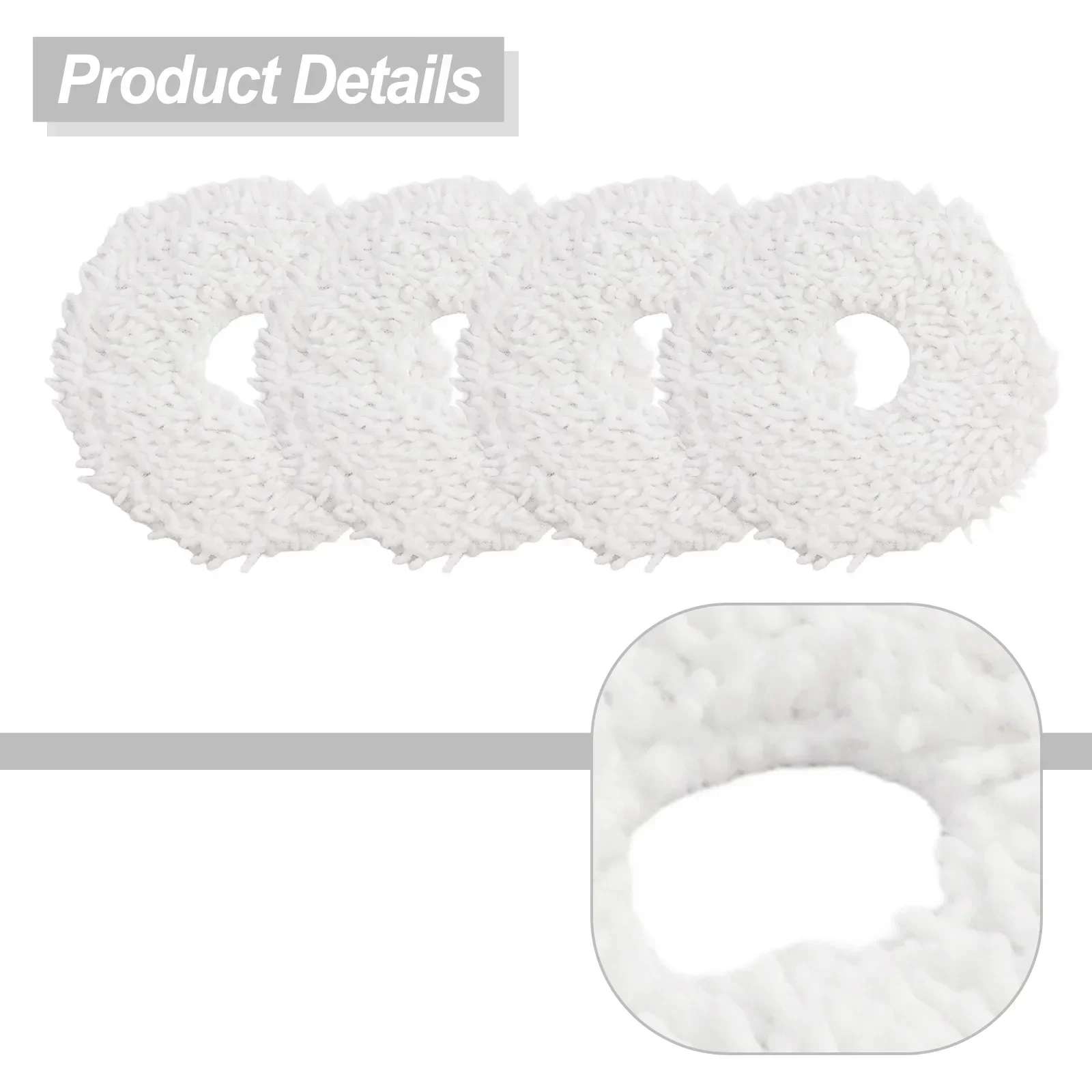 

New Practical Mop Cloths Mop Cloths Microfiber Mop Cloths Robot Vacuum Cleaner Mop Cloths Robot Vacuum Cleaner