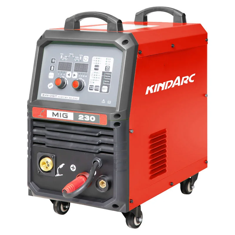 KindArc MIG230P Portable MIG/MMA Welder New Inverter 380V/220V Input Stainless Steel 0.8mm 7.7kVA 60% Duty Cycle