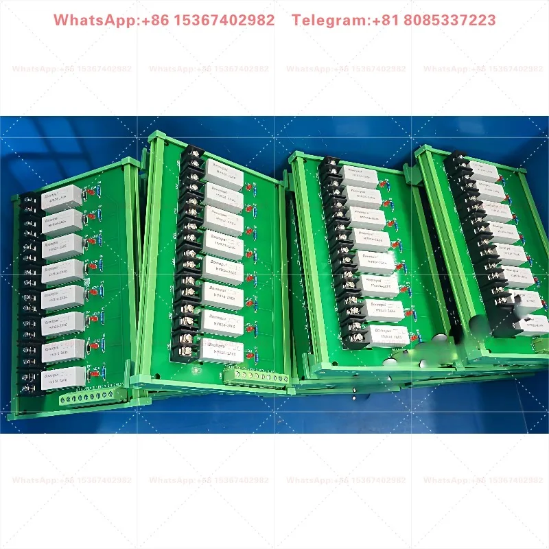 HRM24-6A06 24V 6 Channel High Voltage Relay Module, Full PCB Pin Mount Type Industrial Control Electronic Accessories