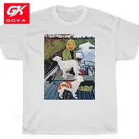 Goodfellas Planet of Apes T-Shirt - Mashup One Dog Goes One Way Graphic T Shirts for Mens Clothing Cotton Tees Vintage Tops