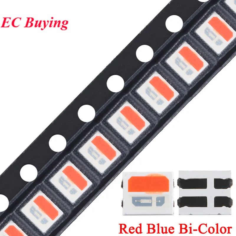 1000Pcs/20pcs 2835 SMD LED Warm White Red Blue Bi-Color High Bright Light Emitting Diode 0.2W 0.5W LED Lamp Light Beads Strip