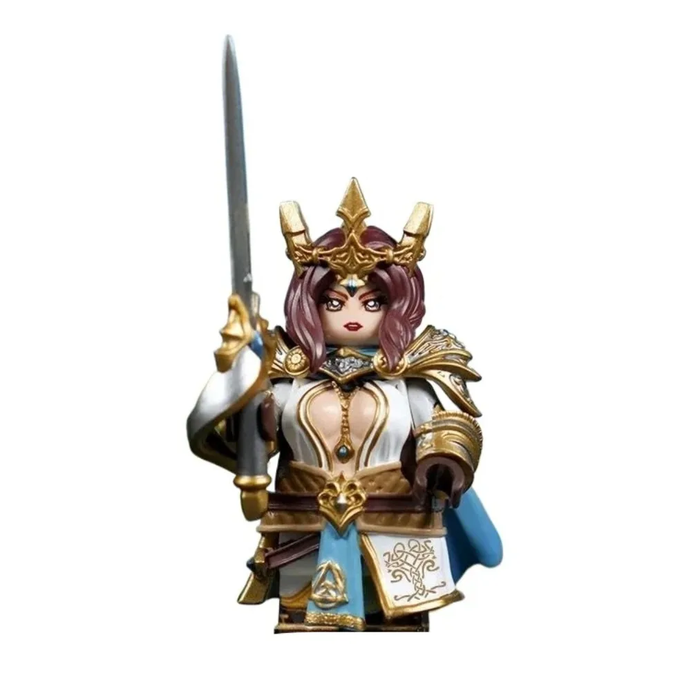 5 سنتيمتر فرسان الجدول المستديرة Guinevere الملك آرثر عمل الشكل الخصوصية تجميعها اللبنات نموذج الحرف هدية لعبة