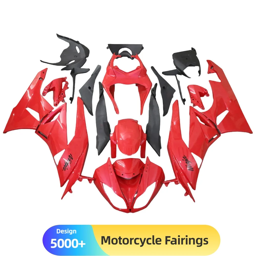 

Aftermarket Multi-Layer ABS Fairing Cowl Set for 2009-2012 Kawasaki ZX-6R Motorcycle Custom Painted Bodywork Kit
