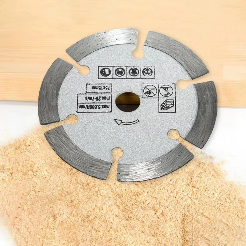 1Pcs 3 Inch/75mm Angle Grinder Saw Blade Diamond Mini Saw Blade Cutting Wheel for Cutting Tile Ceramic Concrete Marble