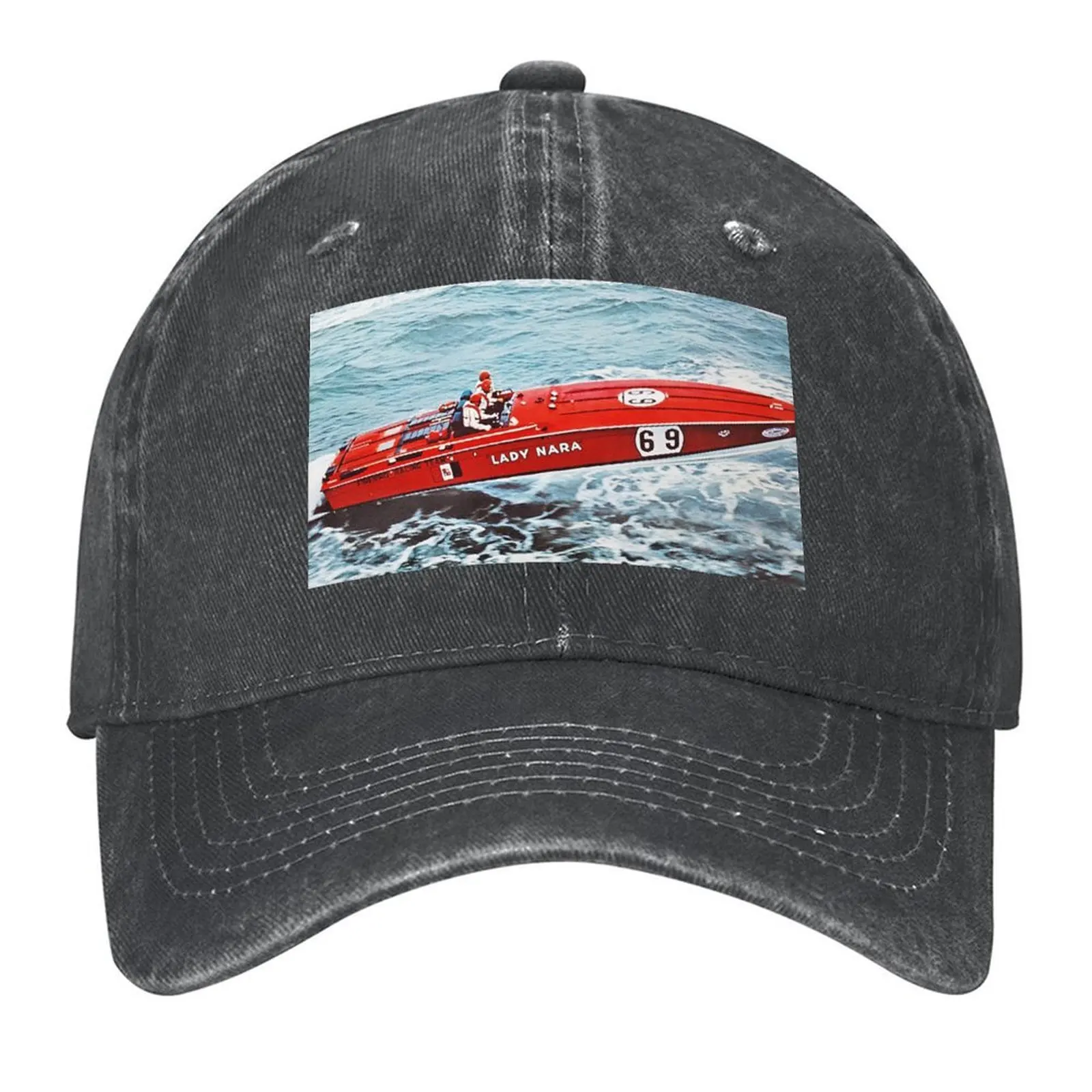 

70's Italian Racing Boat (Retro) Baseball Cap Streetwear Visor Fishing cap Luxury man cap Men Caps Women's