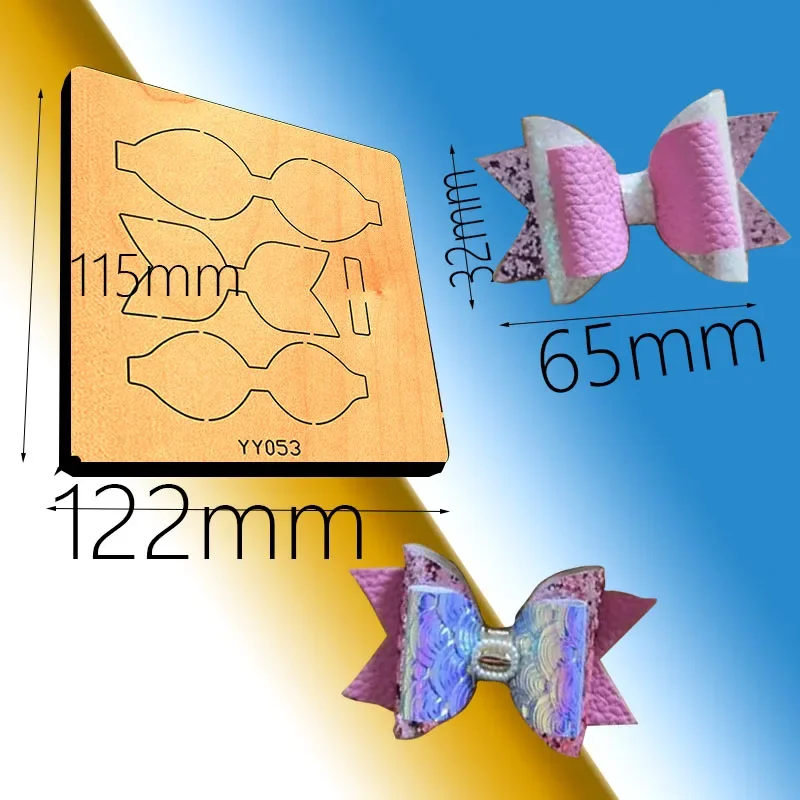 2021 Headdress bow cutting die scrapbook cut sky Wooden molds are suitable for general machines in the market YY052 die cut