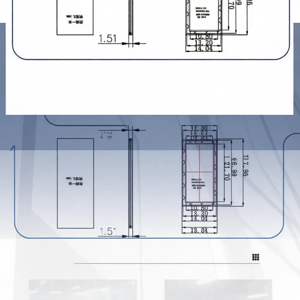 0.96 Inch TFT Color LCD Module Full View Angle Industrial Display Screen For Electronic Device Monitoring System