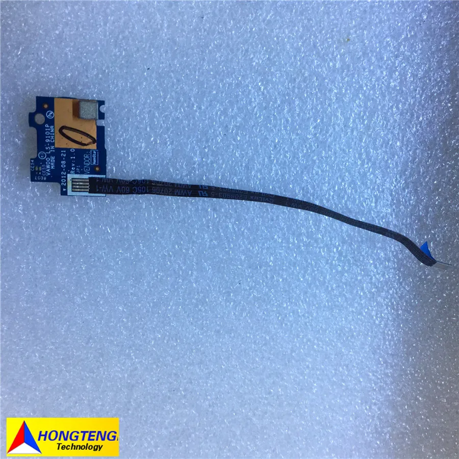 Original ls-9101p FOR Dell Inspiron 3521 5535 5521 2521 3537 3540 On Off power supply BOARD  100% TESED OK