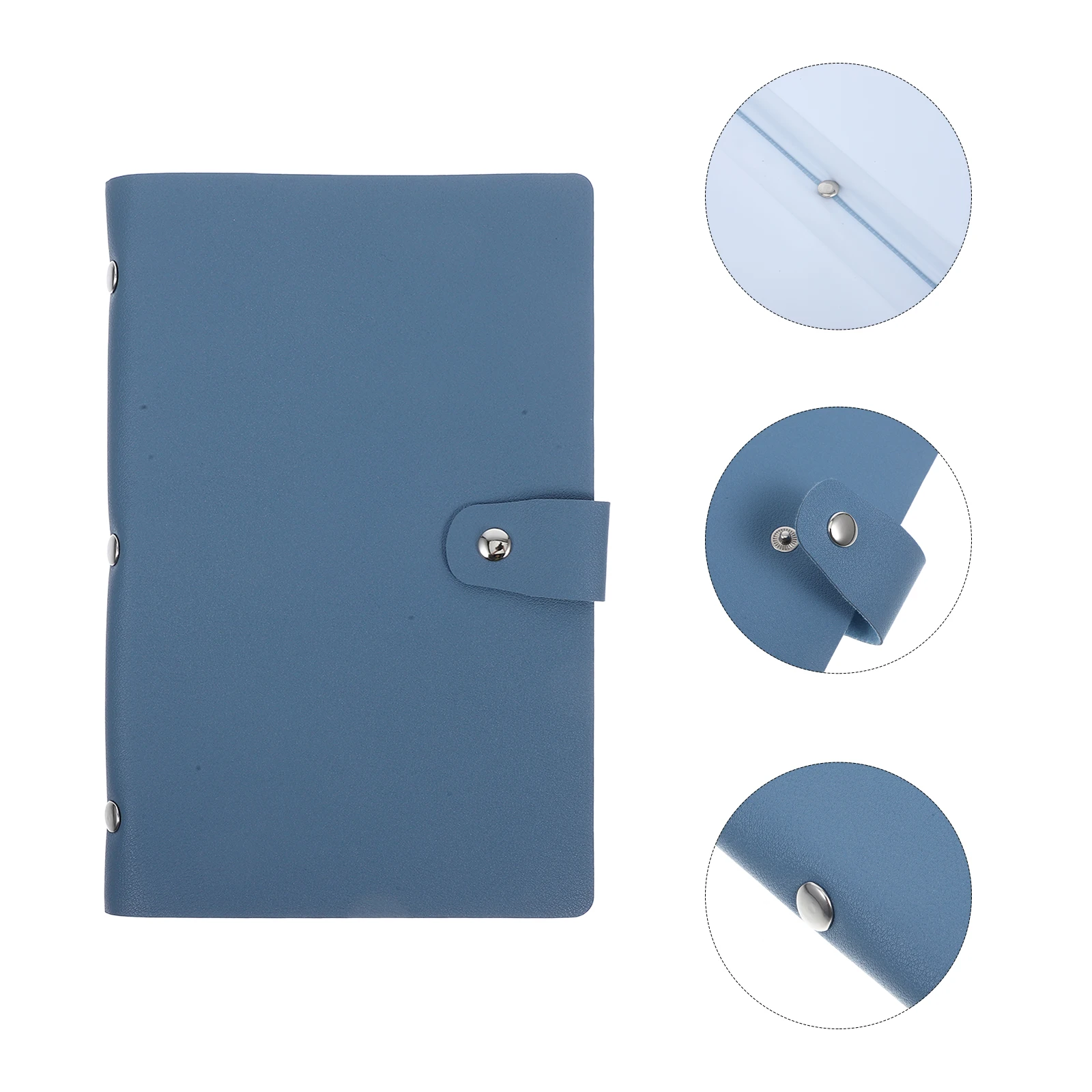 Album na faktury, dziennik rachunków, wielorazowy, wykonany z PU/PVC, przenośny organizer na rachunki biurowe, segregator na dokumenty.