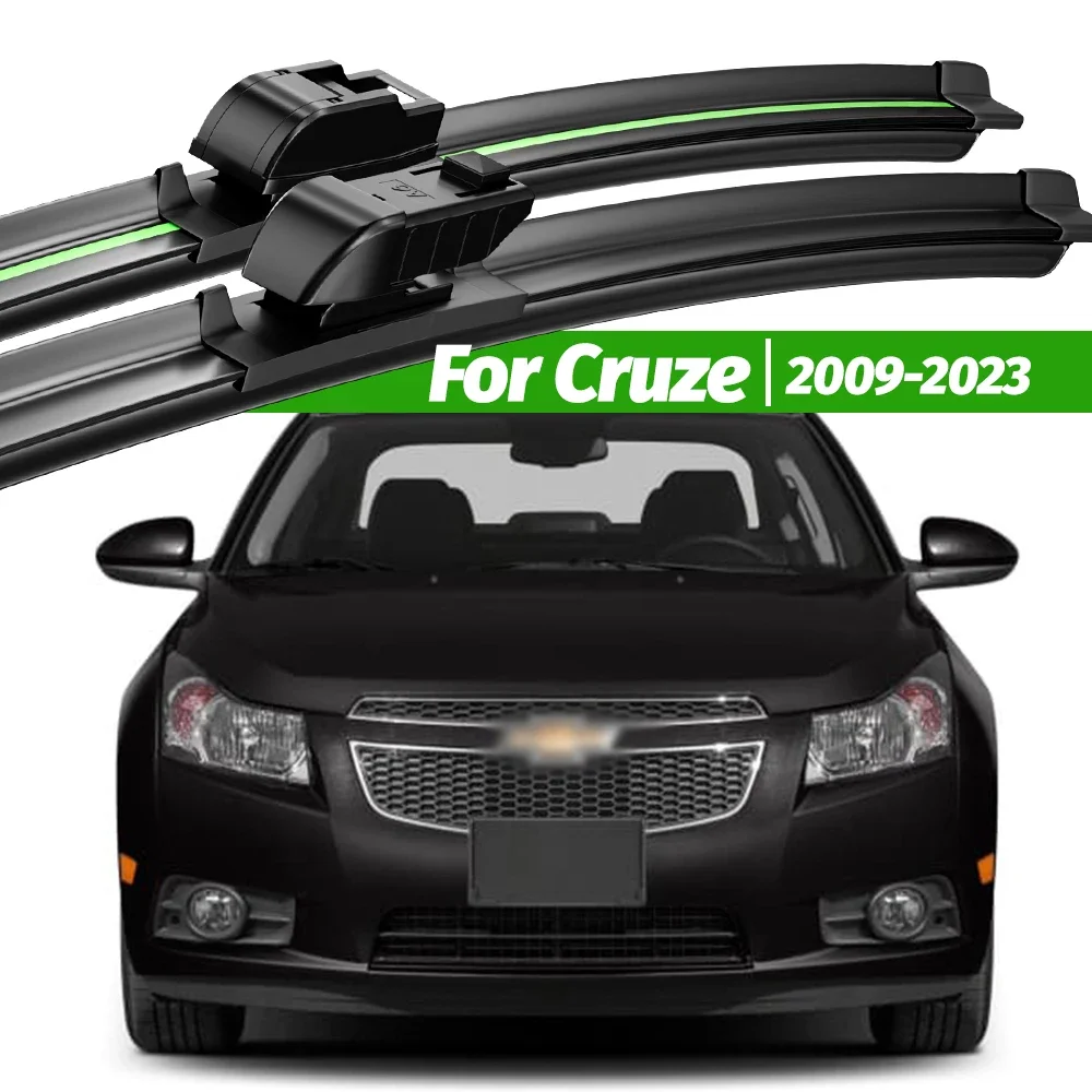 

For Chevrolet Cruze 2009-2023 2pcs Front Windshield Wiper Blades 2011 2012 2015 2016 2017 2018 Windscreen Window Accessories