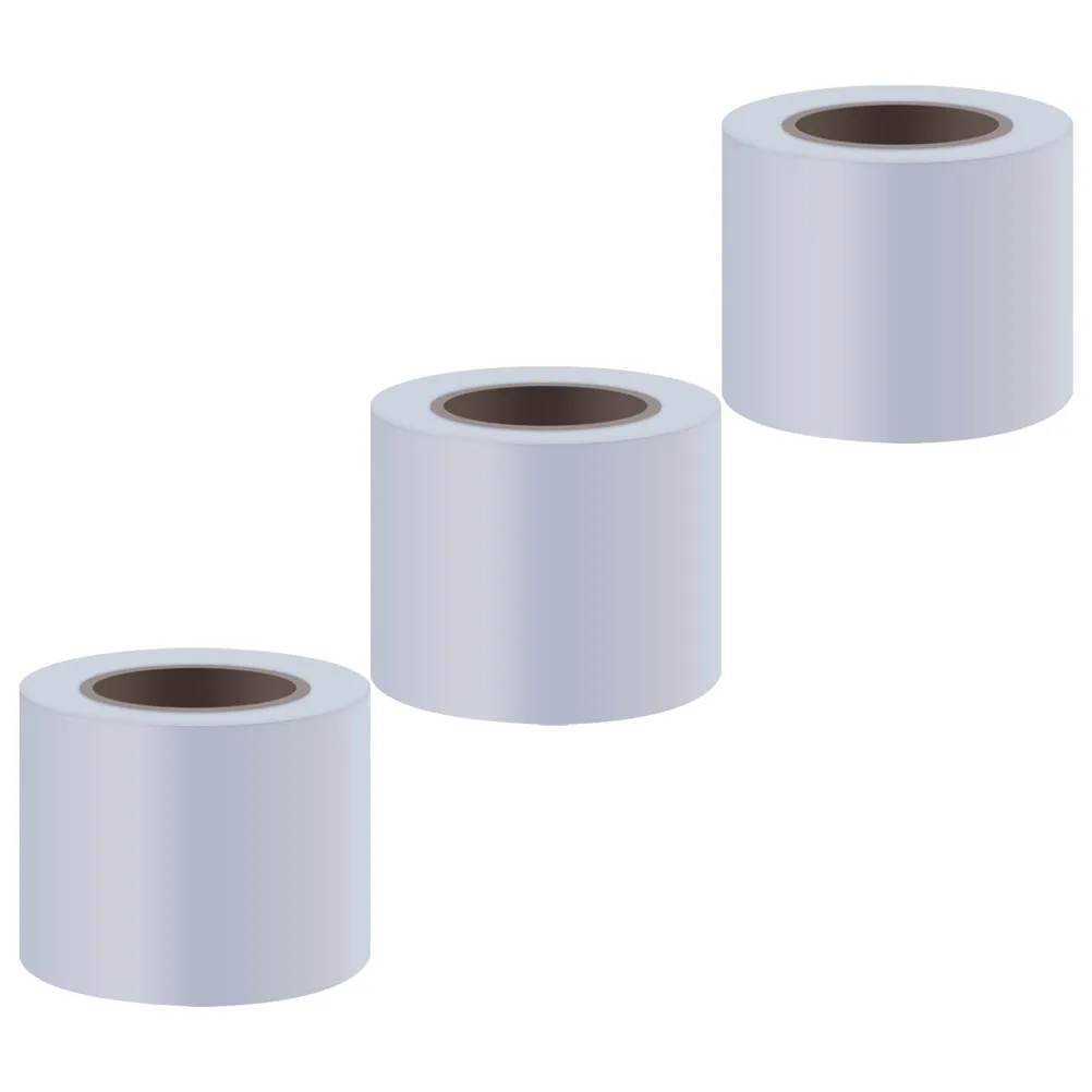 

3 Rolls Lip Tattoo Plastic Wrap Ultra thin Durable Sticky Protective Film for Semi Eyebrow Preservation