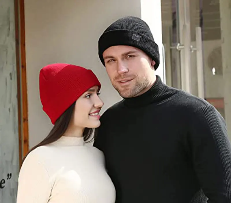 Skullies Beanies Herren Strickmütze Damen Wintermützen für Herren Beanie Mütze Herbst Beany Gabriпка Cristiano Homme Gorro Gabriпка Bonnet Caps – Detail 4
