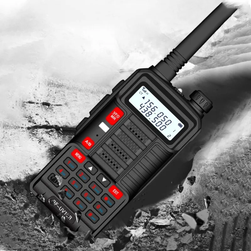 Baofeng BF-UV10R Dual Band Two-way Handheld Radio Walkie Talkie Long Range 128 Channels LED Flashlight Outdoor Hiking Intercom