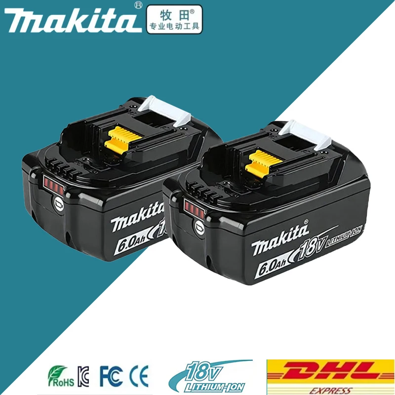 

18V Original Makita 2Ah/5Ah/6Ah/9Ah Battery, for Makita BL DTD DTW DAS DDF TW BCS BDA BDF DMP GA Power Tools Battery