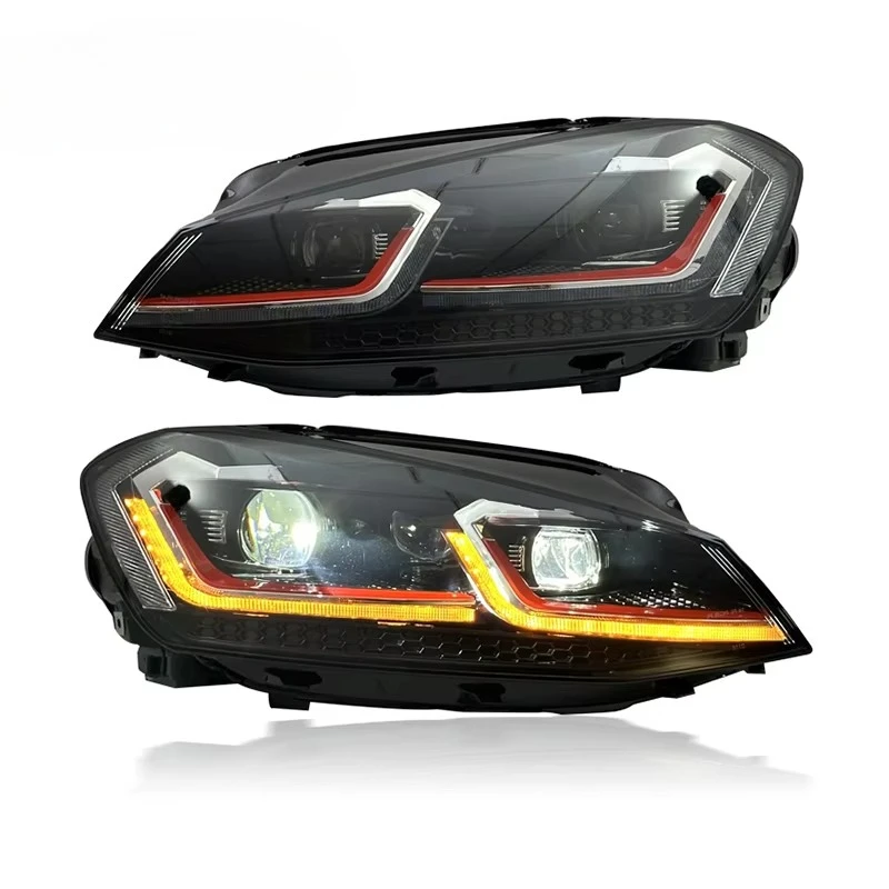 

SJC for Mk7 Golf 7 Headlight Assembly 2013-2020 Headlamp Modified LED Front Light Upgrade Car Accessories