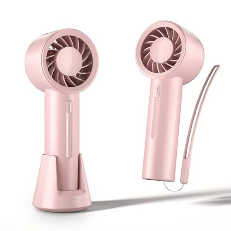 

Mini Portable Fan, 3 Speed Handheld Fan with Desktop Base, USB Rechargeable [13H Max Cooling Time], Small Personal Hand Fan Tra