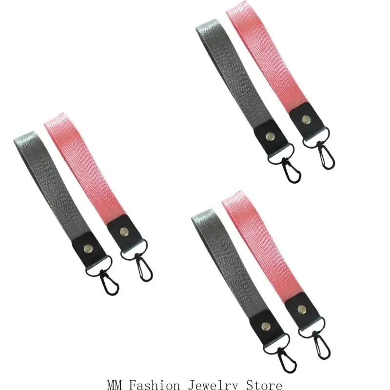 

D0UB Practical Holder Wrist Strap For Students Professionals Firm Braided Design