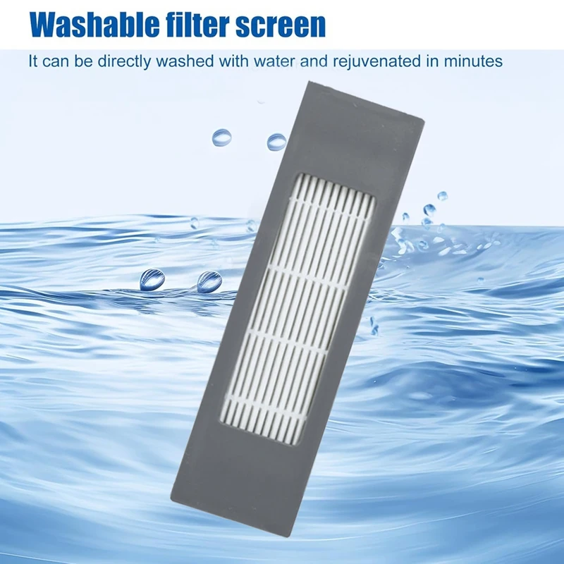 6 шт. набор вакуумных HEPA-фильтров для Ecovacs Deebot T8 T9, аксессуары для пылесоса, запасные части