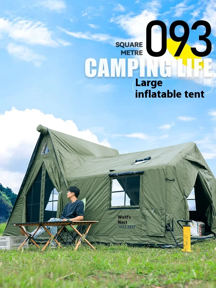 STLFOutdoor-tienda inflable automática, portátil, impermeable, tela de PVC y Oxford, cabina de Picnic para acampar al aire libre