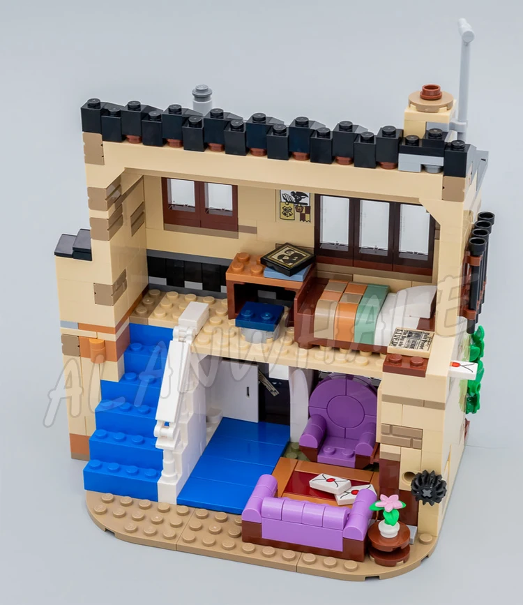 825 قطعة العالم السحري للمعالجات 4 محرك خاص 2-طابق منزل سر المنزل 11571 ألعاب مكعبات البناء متوافقة مع النموذج