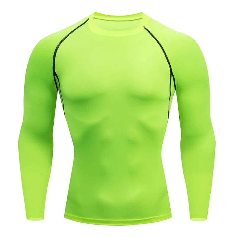 Мужская Тренировочная футболка с длинным рукавом, весна-осень, спортивные мужские футболки для тренажерного зала и бега, спортивная одежда для фитнеса, уличные топы для мужчин, одежда
