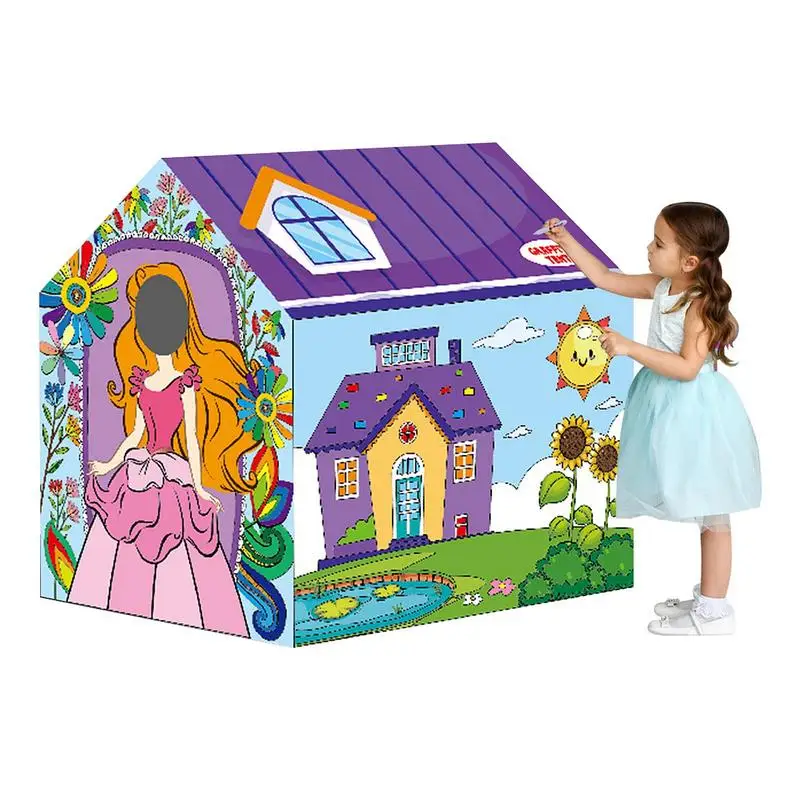 

Drawing Playhouse Coloring Play House Tent House Coloring Play House Doodle Drawing Play House Coloring Graffiti Painting House