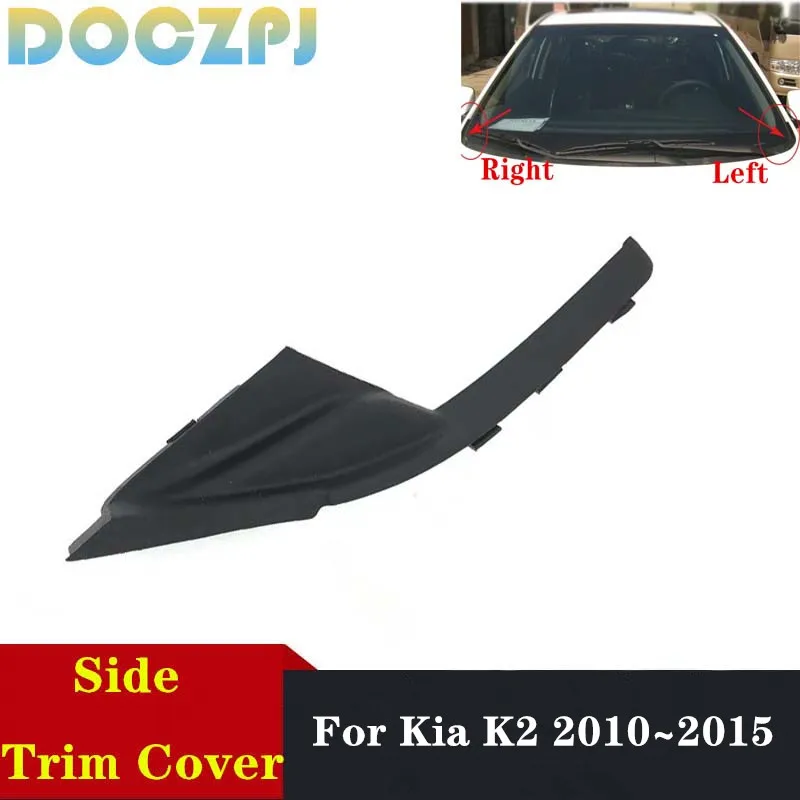 Auto Parts Front Fender Weatherstrip Seal Trim Triangle Glue  For Kia K2 2010 2011 2012 2013 2014 2015 2016