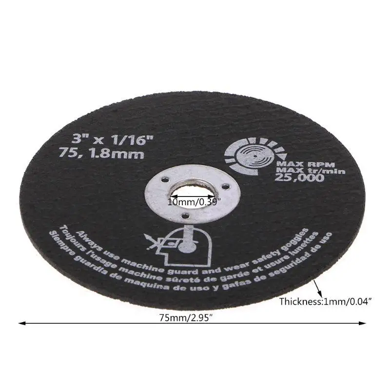 10pcs Circular Resin Grinding Wheel Saw Blades for Metal Cutting