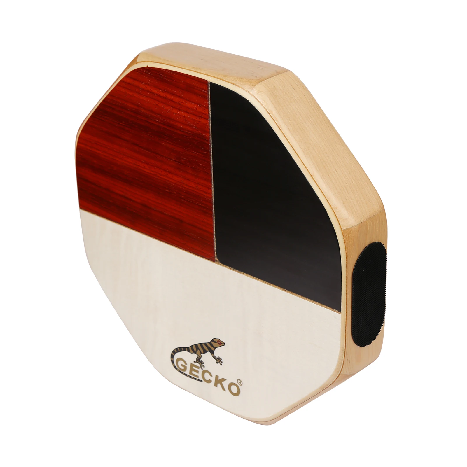 GECKO SD6 Cajon Hand Drum Cajon Drum Percussion Instrument with Carrying Bag Portable for Travel Camping Cajon Drum