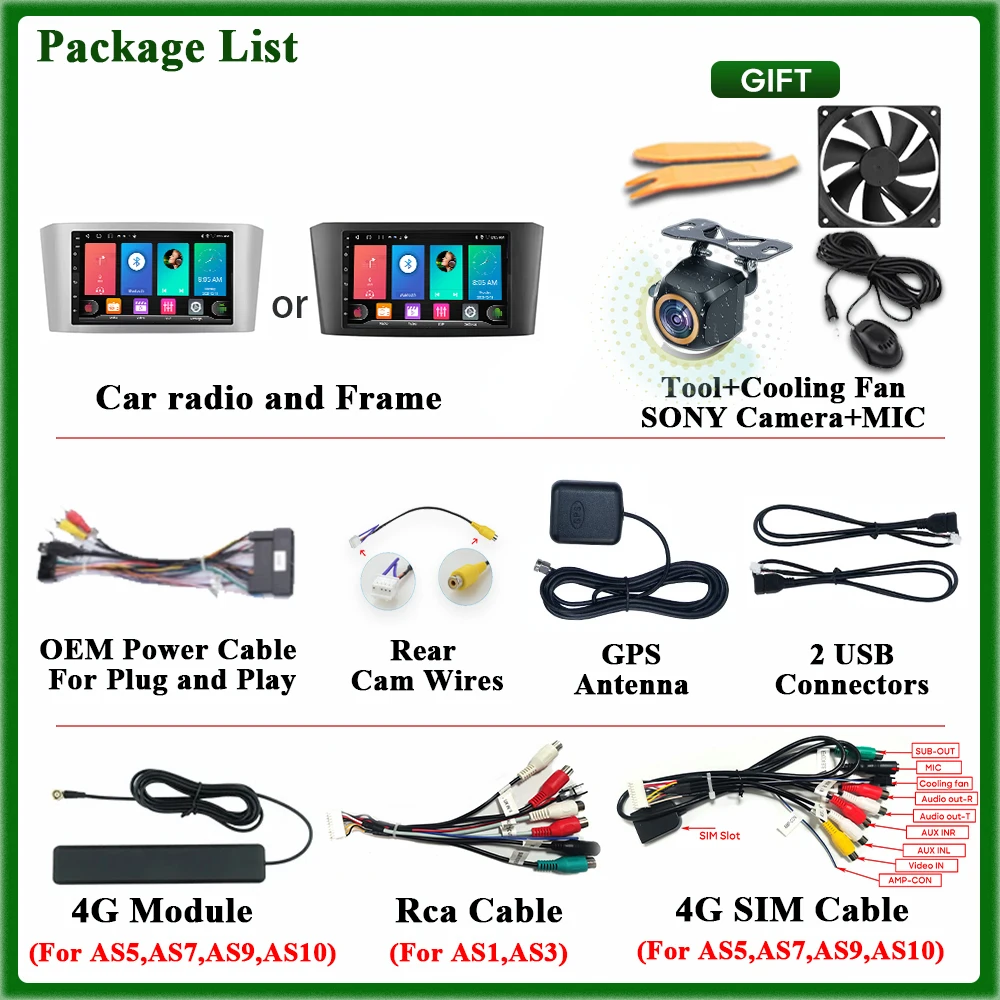 راديو سيارة أندرويد 15 لسيارة تويوتا أفينسيس T25 2002-2008 نظام تحديد المواقع والملاحة أندرويد السيارات Carplay واي فاي شاشة عرض ستيريو 4G No 2din #6
