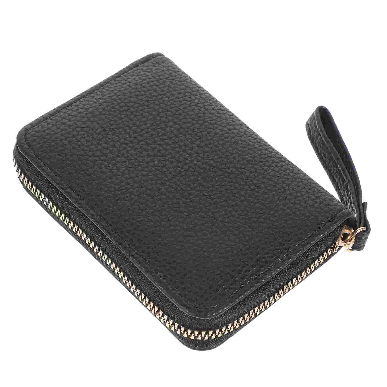 

ID Holder Wallet Zipper Small Card for Women Organizer Credit Clutch Short Purses