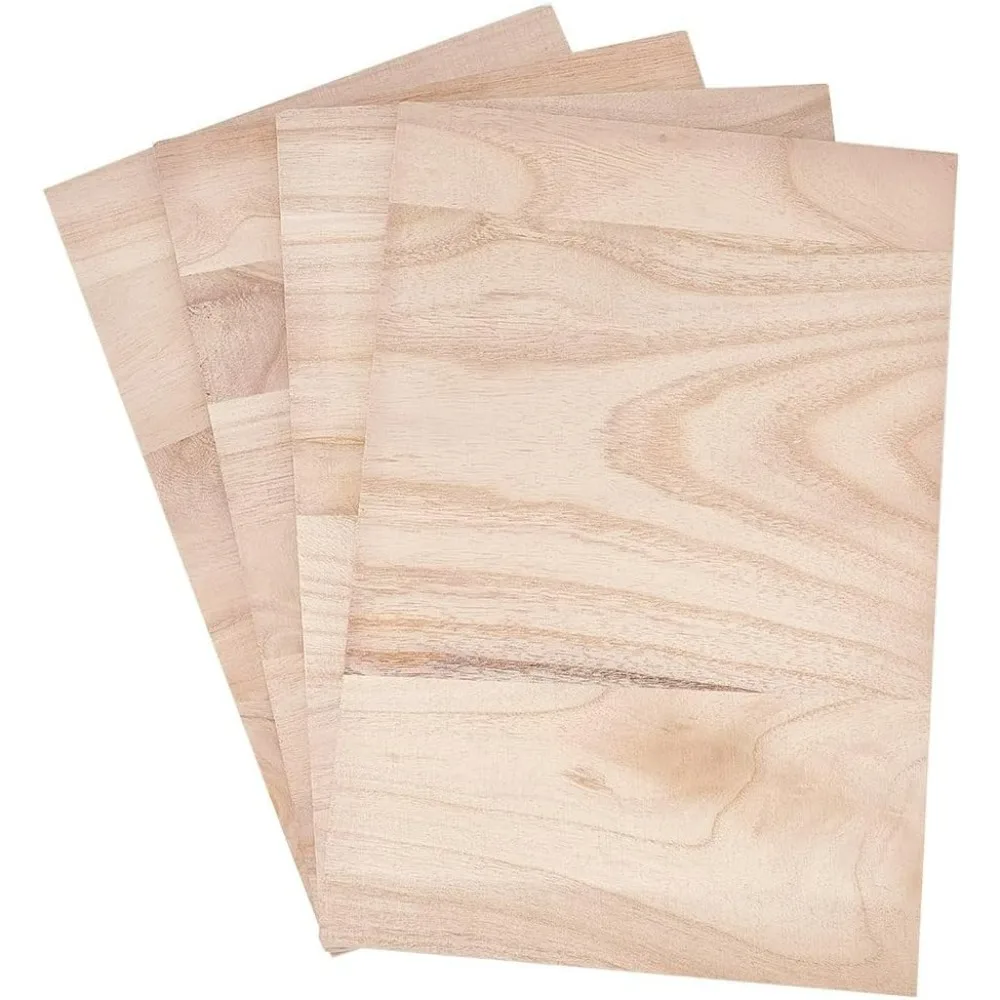 4Pcs Taekwondo Breaking Boards 10.5mm Thick Wooden Karate Breaking Boards 11.8x7.9 Inch Punching Wood Boards Wooden Kick