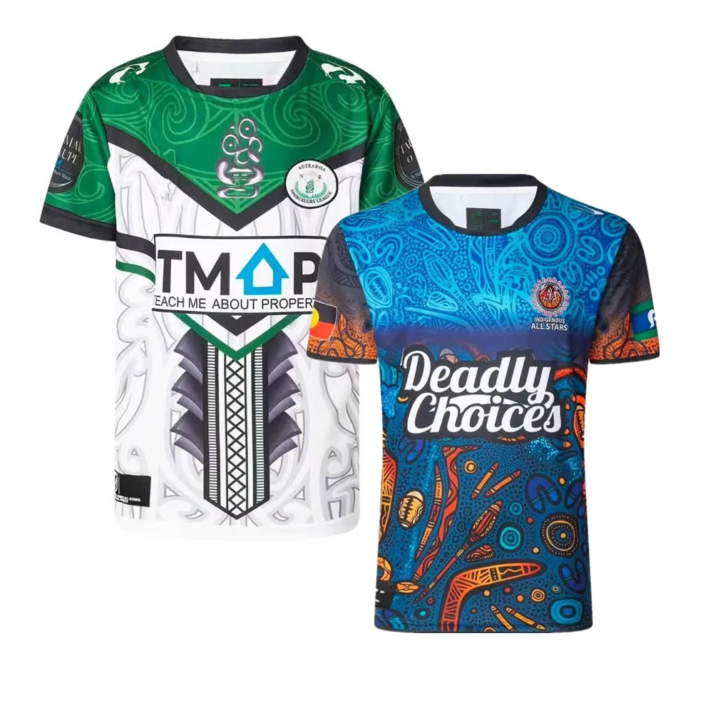 INDIGENOUS ALL STARS 2025 home away rugby jersey MAORI ALL STARS rugby shirt big size s-5xl