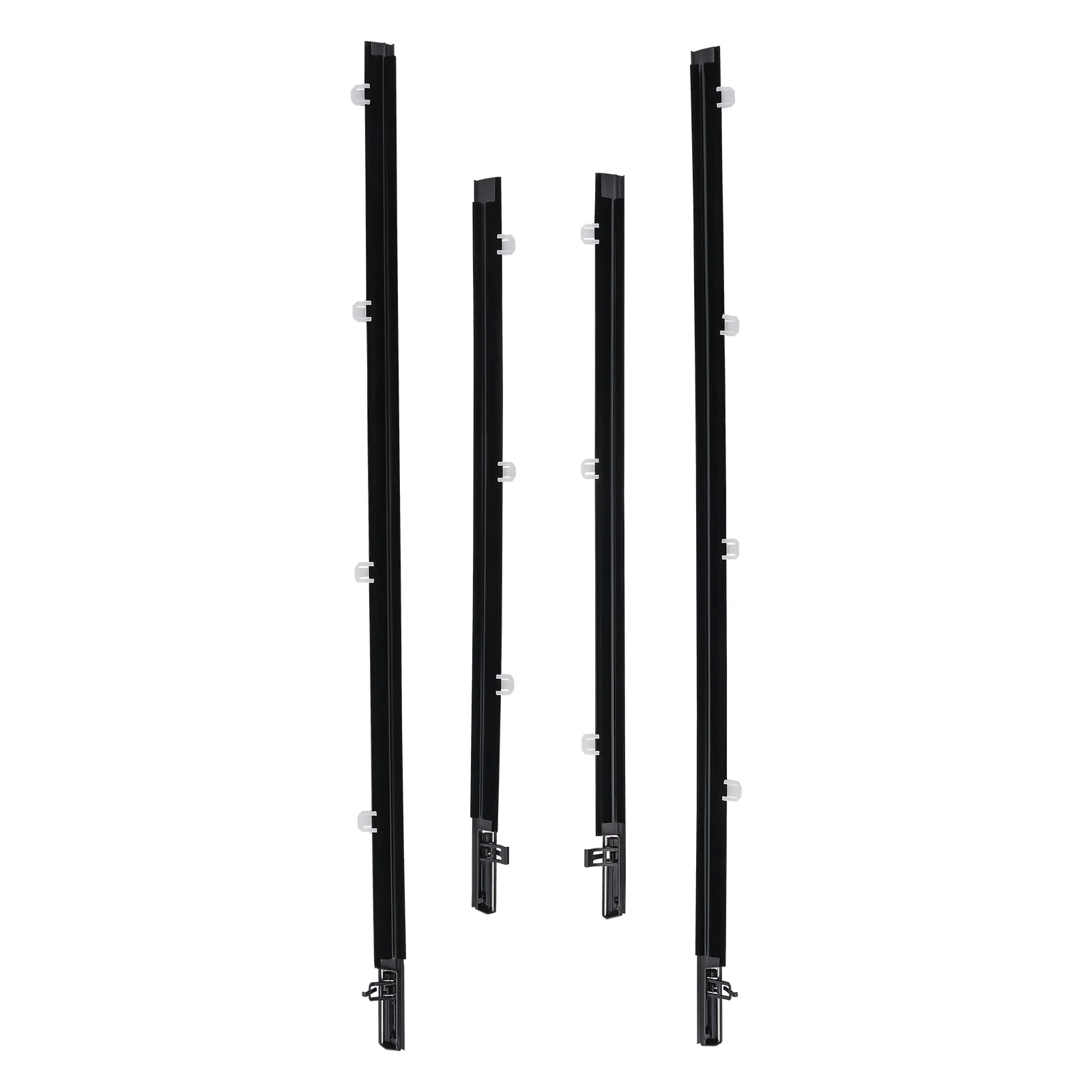 

Weatherstrip Seal Belt Front/Rear For Acura TSX 2009-2014 Rubber Waterproof