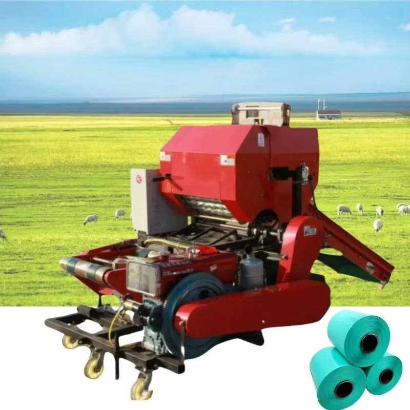 Automatic farm silage baler, packaging and packaging machine, cattle and sheep planting straw